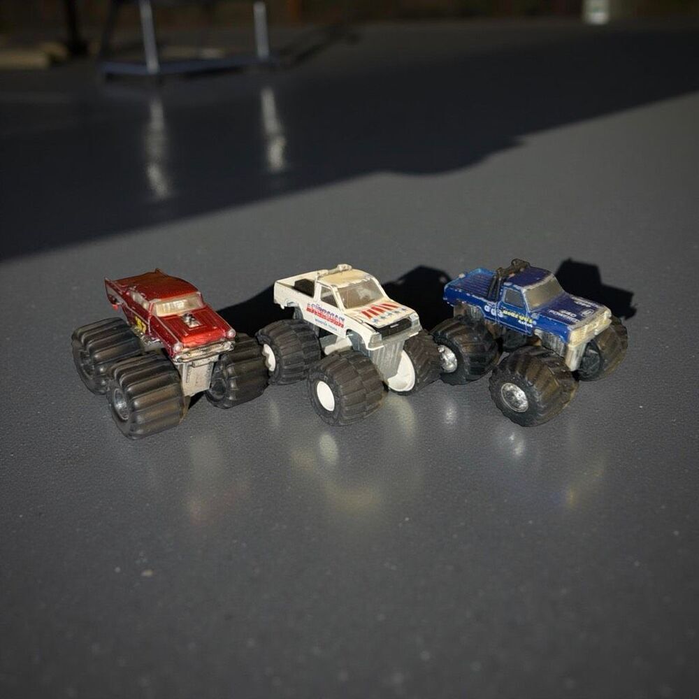Majorette Toyota American Matchbox Supercharge Bigfoot 57 Chevy Monster Trucks